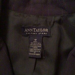Ann Taylor Outlet
Blue pinstripe blazer
